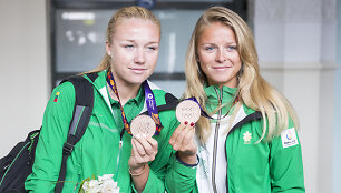 Ieva Dumbauskaitė ir Monika Povilaitytė