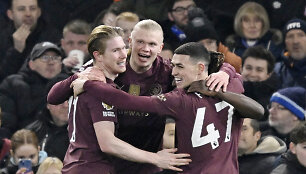 Kevinas De Bruyne, Erlingas Haalandas, Philas Fodenas