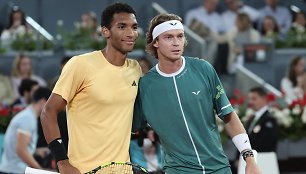 Felixas Auger-Aliassime'as ir Andrejus Rubliovas