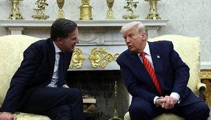 Markas Rutte ir Donaldas Trumpas