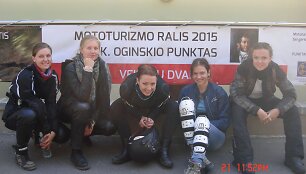 &bdquo;Mototurizmo ralis&ldquo; merginų komandos &bdquo;Temperatūra&ldquo; akimis