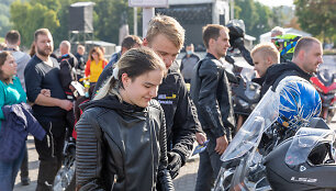 Motociklininkų ir neregių akcija &bdquo;Mane veža&ldquo;