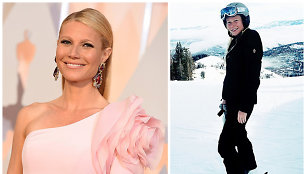 Gwyneth Paltrow ant slidžių