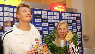 Giedrius Titenis ir Rūta Meilutytė