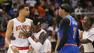 Carmelo Anthony ir Thabo Sefolosha