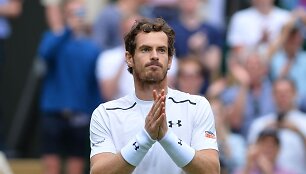 Andy Murray prie&scaron; Liamą Broady