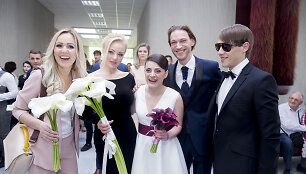 Lizos Kogan ir Luko Luko&scaron;evičiaus vestuvių akimirka
