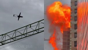 Maskvos naftos perdirbimo gamyklą atakavo dronai