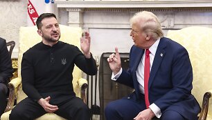 Volodymyras Zelenskis, Donaldas Trumpas / Pool via CNP / ZUMAPRESS.com