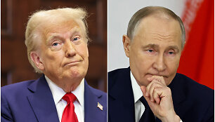 Donaldas Trumpas ir Vladimiras Putinas