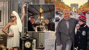 Nijolė Pareigytė-Rukaitienė 39-ąjį gimtadienį su &scaron;eima &scaron;ventė Paryžiuje
