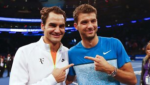 Rogeris Federeris ir Grigoras Dimitrovas