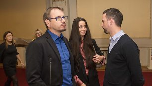 Marijonas Mikutavičius, Ieva Daugirdaitė ir Lauras Lučiūnas