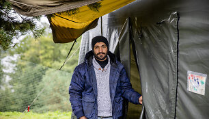 Migrantų gyvenimo sąlygos Pu&scaron;kų pasienio užkardoje