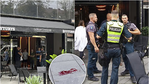 Laisvės alėjoje – kraujo klanai: kaukėtų ir ginkluotų vyrų grupė užpuolė restorano klientus