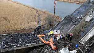 Sugriuvęs tiltas Kaliningrade