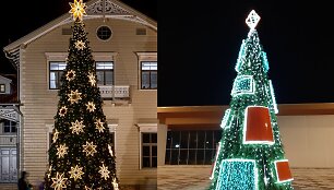 Palangos ir &Scaron;ventosios Kalėdų eglės