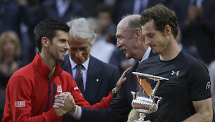 Romos &bdquo;Masters&ldquo; finale triumfavo Andy Murray