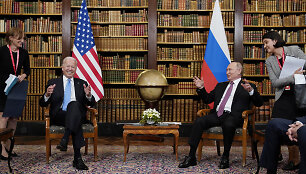 Joe Bideno ir Vladimiro Putino susitikimas Ženevoje
