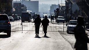Policijos patrulis Pietų Afrikos Respublikoje