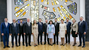 Sauliaus Skvernelio ir kitų Seimo narių spaudos konferencija