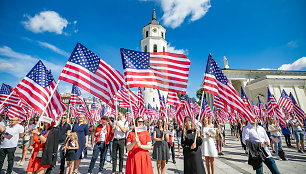 JAV nepriklausomybės dienai skirtas paradas