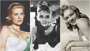 Grace Kelly, Audrey Hepburn, Marilyn Monroe