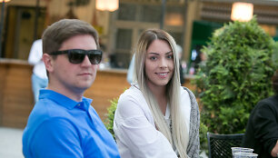 Liepa Norkevičienė su vyru Evaldu