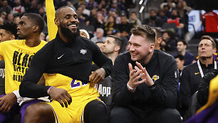 LeBronas Jamesas ir Luka Dončičius