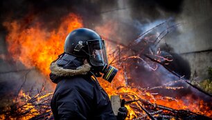 VST pareigūnų pratybos Pravieni&scaron;kių kolonijoje 