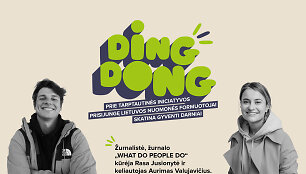 15min studijoje &ndash; &bdquo;Ding Dong&ldquo; ambasadoriai Rasa ir Aurimas