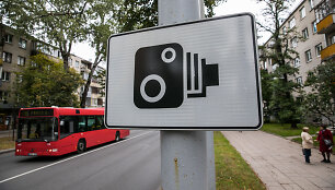 Greičio matuoklis Antakalnio gatvėje