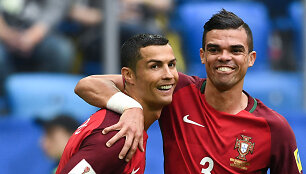Cristiano Ronaldo ir Pepe