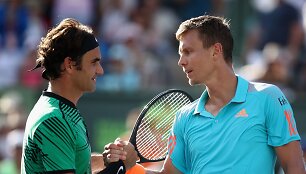 Rogeris Federeris ir Toma&scaron;as Berdychas