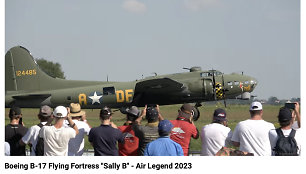 „Boeing B-17G Flying Fortress“, pagamintas Antrojo pasaulinio karo pabaigoje ir skraidantis iki šiol