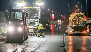 Sostinėje tvarkant Justiniškių gatvę pasitelkti inovatyvūs metodai 