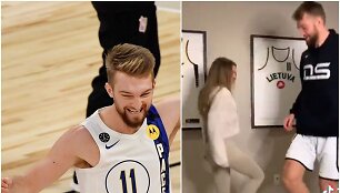Domantas Sabonis parodė puikius &scaron;okėjo įgūdžius.