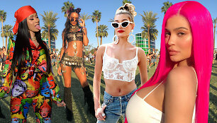 Cardi B, Lais Ribeiro, Hailey Baldwin ir Kylie Jenner