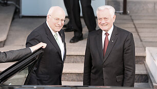 Valdas Adamkus ir Dickas Cheney