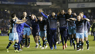 &bdquo;Sheffield Wednesday&ldquo; futbolininkų džiaugsmas
