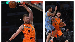 Domantas Sabonis žaidė surinko dvigubą dublį. 