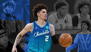 LaMelo Ballas žais NBA „All-Star“ rungtynėse