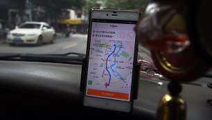 „Didi Chuxing“ aplikacija