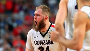 Przemekas Karnowski - Lenkijos krepšinio milžinas NCAA finale.