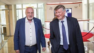 Valentinas Mazuronis ir Artūras Paulauskas