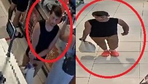 &Scaron;lifuoklių vagystės tyrime Kauno policijos ie&scaron;komas asmuo