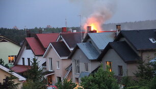 Gaisras Pilaitėje