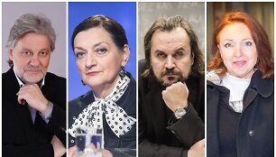 Vytautas Rum&scaron;as, Sigutė Stonytė, Oskaras Kor&scaron;unovas, Asta Baukutė