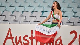 Irano futbolo rinktinės sirgalė