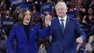 Kamala Harris ir Timas Walzas